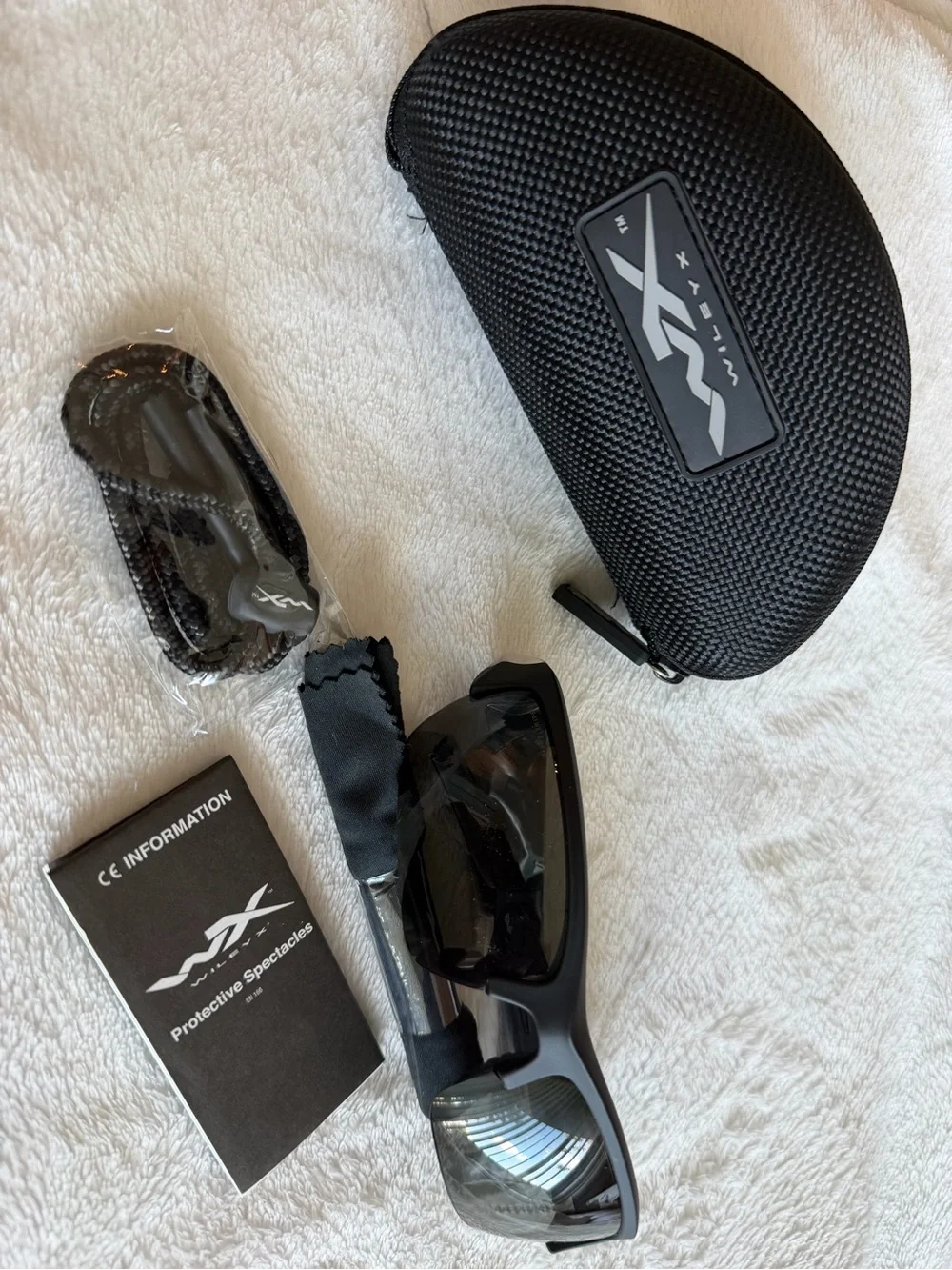 Canon Black Shield Sunglasses with Dark Smoke Lenses